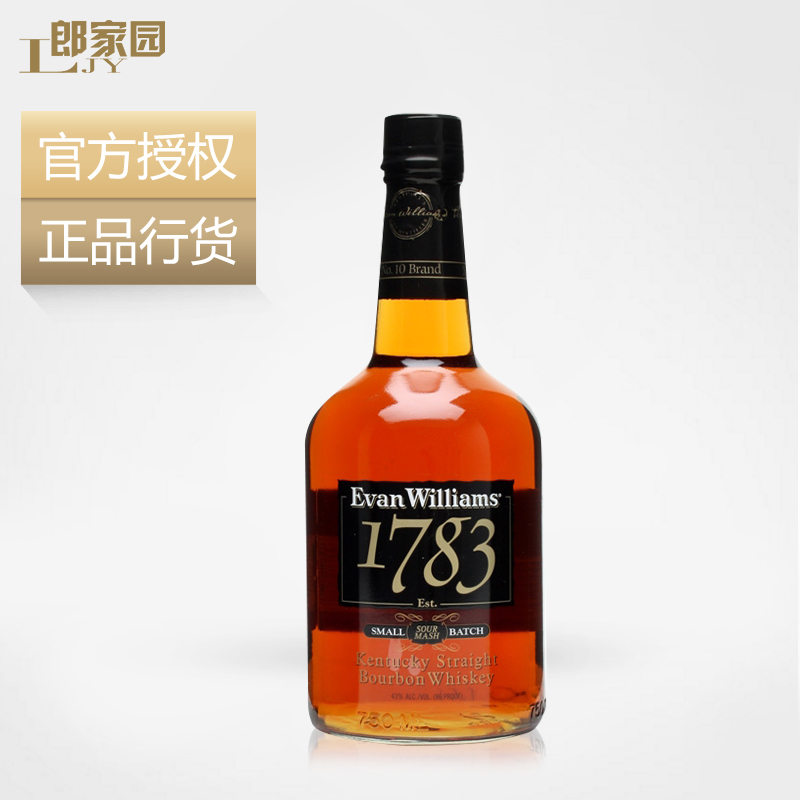 郎家园洋酒包邮Evan Williams whiskey爱威廉斯1783波本威士忌酒-图0