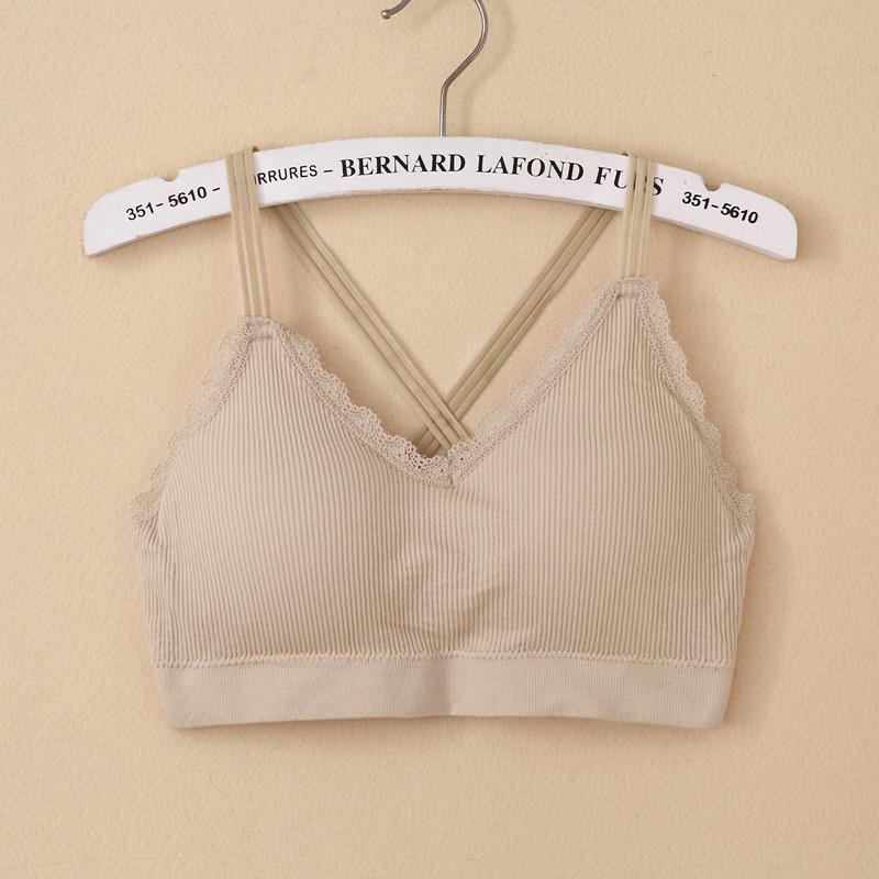 美胸吊带性感女打底学生交叉带抹胸 森仕乔服饰抹胸