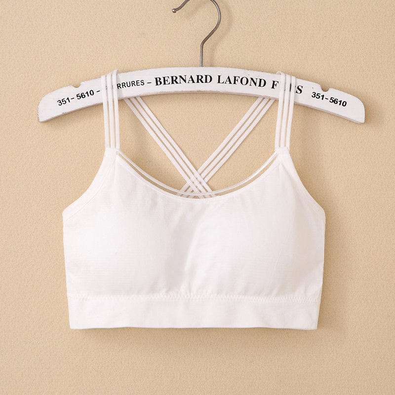 美胸吊带性感女打底学生交叉带抹胸 森仕乔服饰抹胸