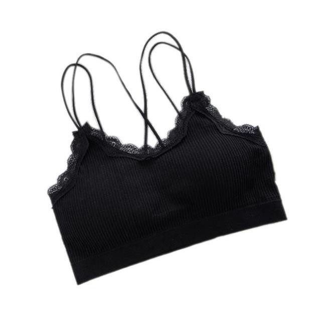 小码无钢圈收副乳网红聚拢法式抹胸 森仕乔服饰抹胸