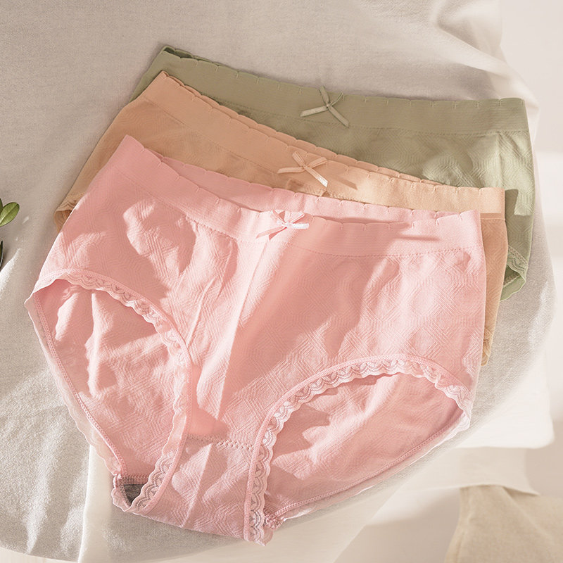 魅鲨石墨烯透气女裸感舒适m三角裤 魅鲨内裤