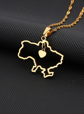 跨境项链弘珍饰品不锈钢女