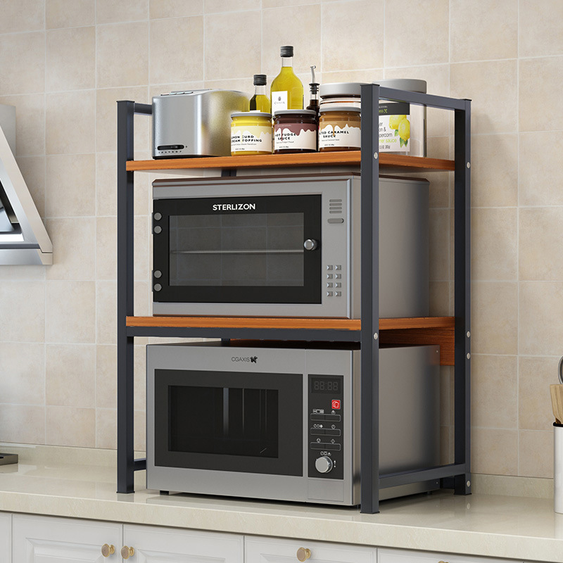 toaster tray stand microwave oven rack Kitchen shelf微波炉架 - 图2