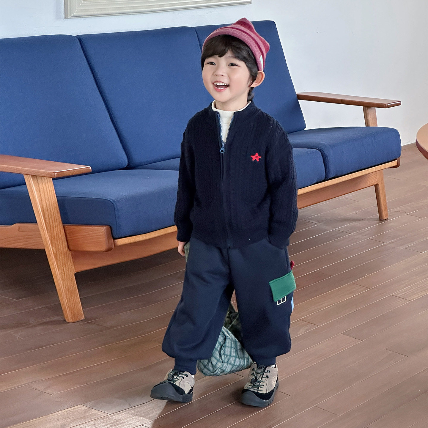 男童卡通毛衣开衫2025秋冬新款中大童拉链外套宝宝洋气针织衫8171,淘宝优惠券,粉丝福利购,淘宝优惠卷