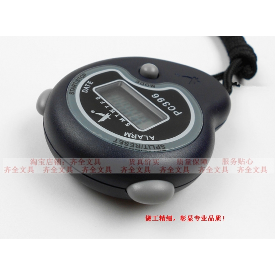 包邮天福电子秒表计时器专业运动跑步表单排2道记忆跑表PC396 - 图1