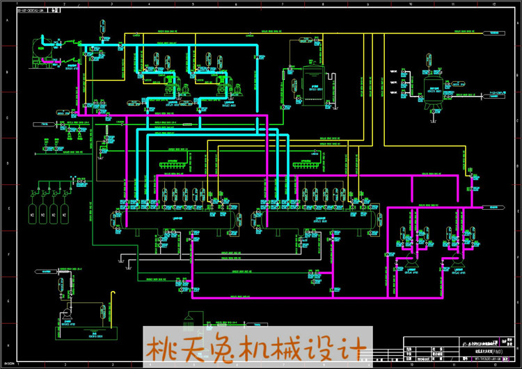 SCR烟气脱硝液氨还原工程初步CAD图纸（电气控制PID土建） - 图3