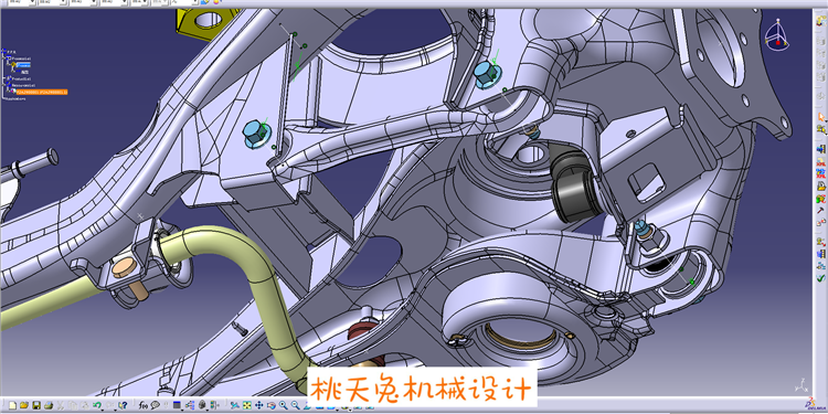 汽车底盘悬架设计3D图纸 3D模型 Catia设计3D模型 机械设计参考 - 图2