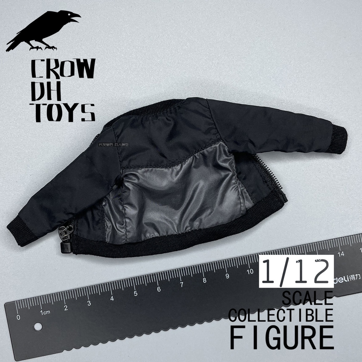 1/12 兵人 6寸 CROW DH TOYS 外套 夹克 MEZCO SHF 万代蜘蛛侠 - 图0