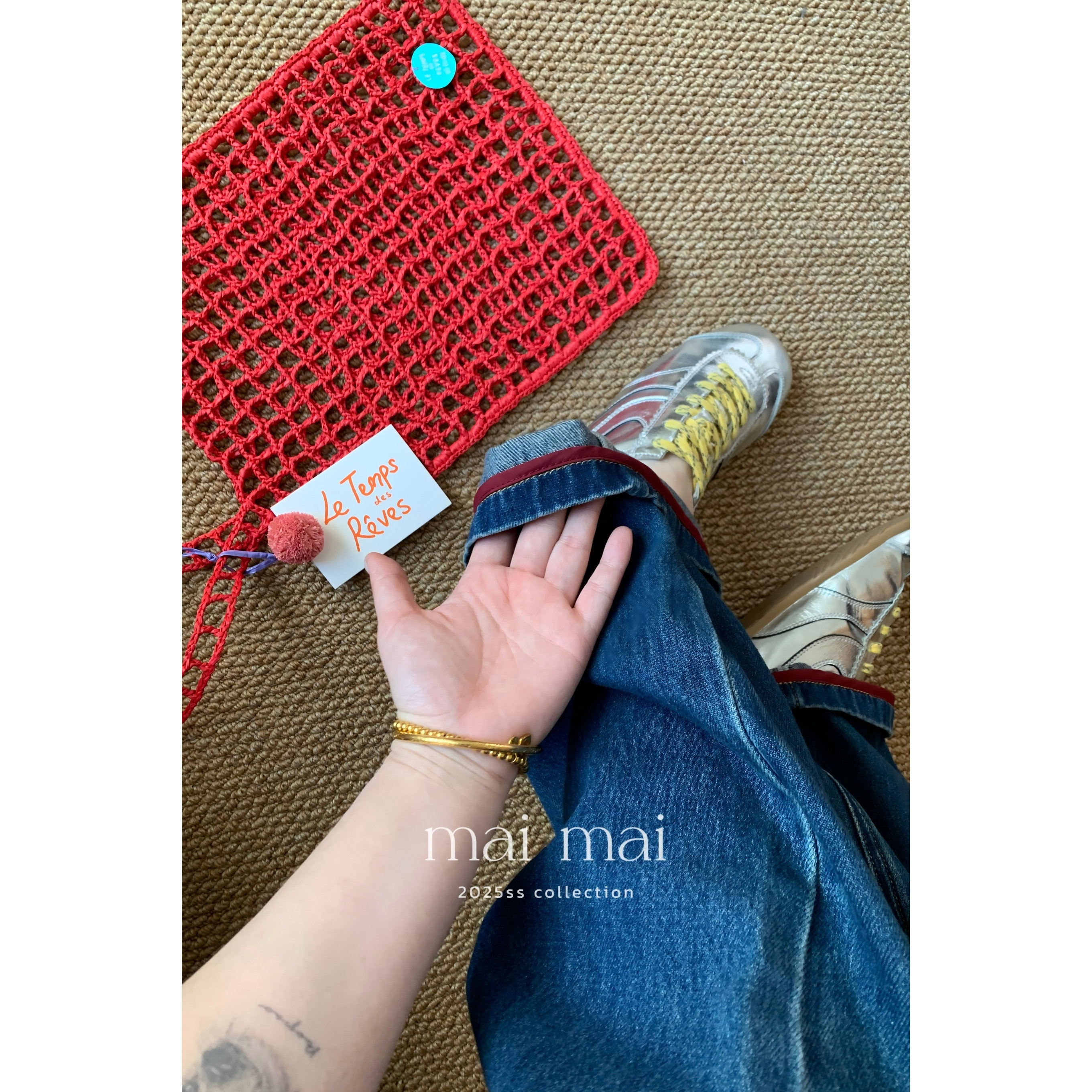 郑买买【蓝色气球】春款欧若风撞色宽松牛仔裤,淘宝优惠券,粉丝福利购,淘宝优惠卷