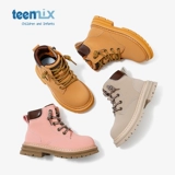 Martens, модные детские короткие сапоги для девочек, ботинки