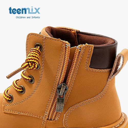 Martens, модные детские короткие сапоги для девочек, ботинки