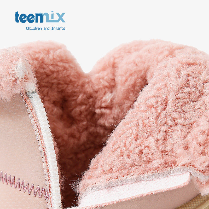 天美意儿童雪地靴女童靴子冬季加绒大棉鞋男童2025新款女宝宝棉靴,淘宝优惠券,粉丝福利购,淘宝优惠卷