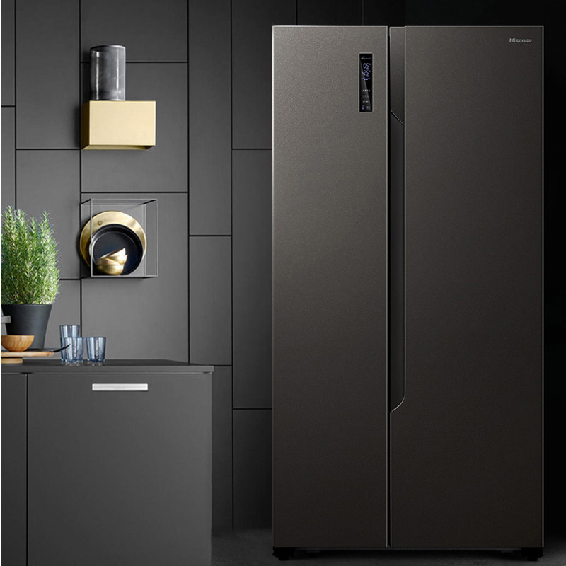 海信bcd-650wfk1dpuq对开门电冰箱 海信瑞羽厨房冰箱
