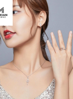 MRUXIAN 纯银戒指女可爱小灵蛇气质时尚动物开口戒轻奢高级感原创