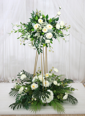 仿真花艺开业橱窗摄影摆件