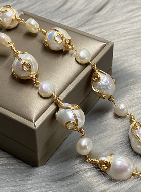 项链L.RUBY淡水巴洛克珍珠女