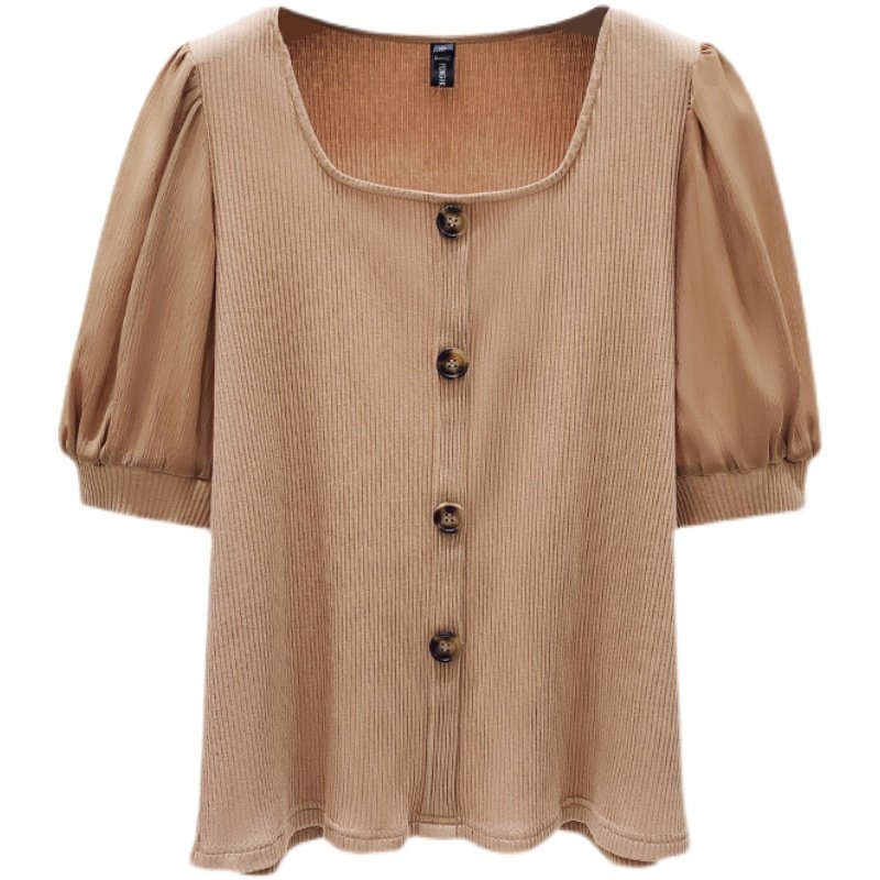 微胖法式上衣大码女装2025年夏季胖mm韩版洋气套头针织衫遮肉显瘦,淘宝优惠券,粉丝福利购,淘宝优惠卷