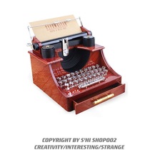 Shi Home Imitation Typewriter Music Box Eight-soundbox Birthday Gift for girls Bestie friends Childrens gifts