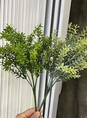 仿真小草小绿植 仿真迷迭香 把束小毛松绿植景观装饰小植物