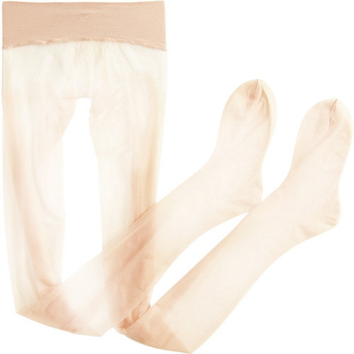 珞樱1D超薄极光油亮 360无缝丝袜 脚尖透明油光性感透明裆连裤袜 - 图3