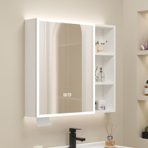 Space Aluminum Intelligent Bathroom Mirror Cabinet Separate Toilet Hung Wall Type integrated containing mirror box Beauty Cosmetic Shelve Mirror