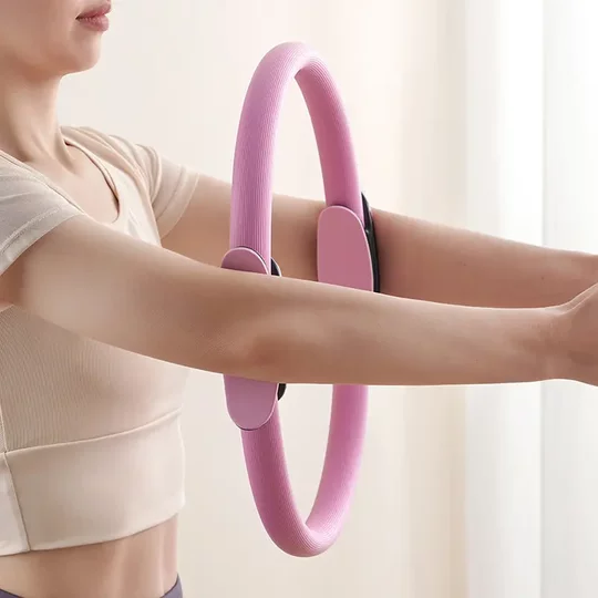 升级款普拉提圈开肩美背魔力圈环形阻力圈家用健身运动拉力瑜伽环