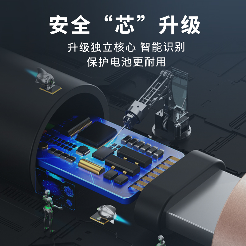 适用于蔚来ES6/ES7/ES8/ET5/ET7车载充电器数据线点烟器车充快充