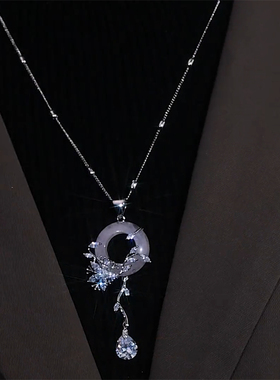 一帘幽梦流苏长款复古毛衣链女