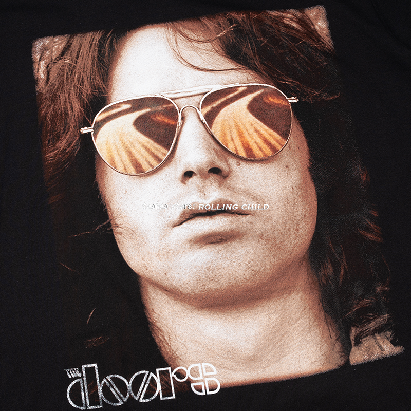 正版The Doors大门乐队Jim Morrison吉姆莫里森摇滚短袖T恤a现行-图0