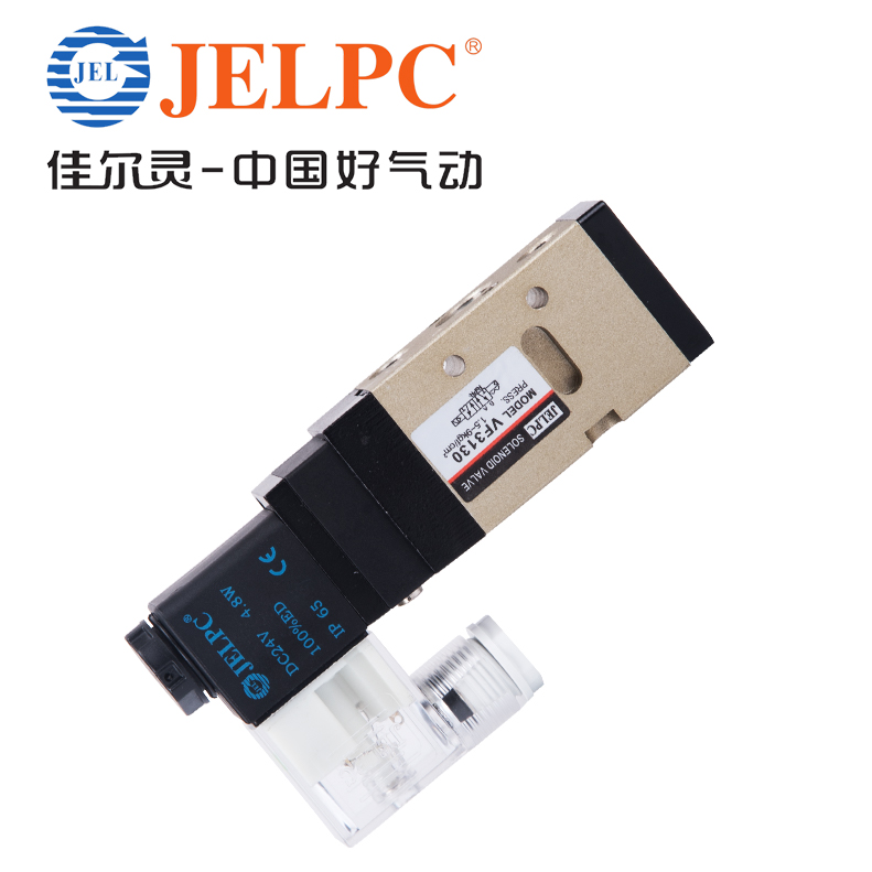 佳尔灵JELPC二位五通VF3130气动电磁阀控制阀DC24V换向AC220V气阀-图0