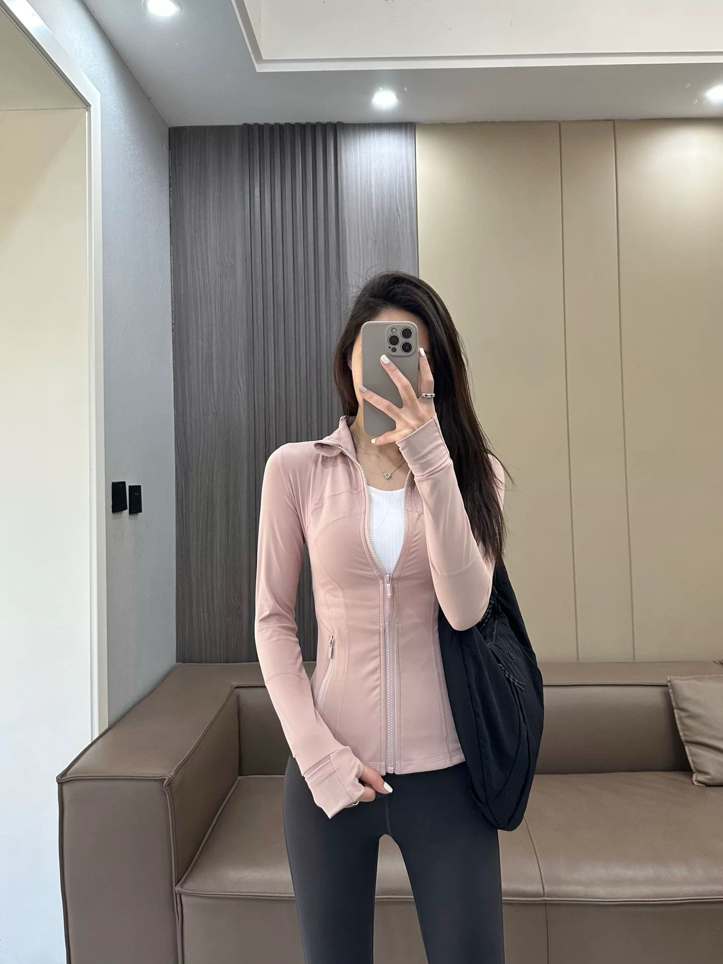 高品质瑜伽服裤子休闲运动女夹克健身外套修身显瘦健身上衣秋冬,淘宝优惠券,粉丝福利购,淘宝优惠卷