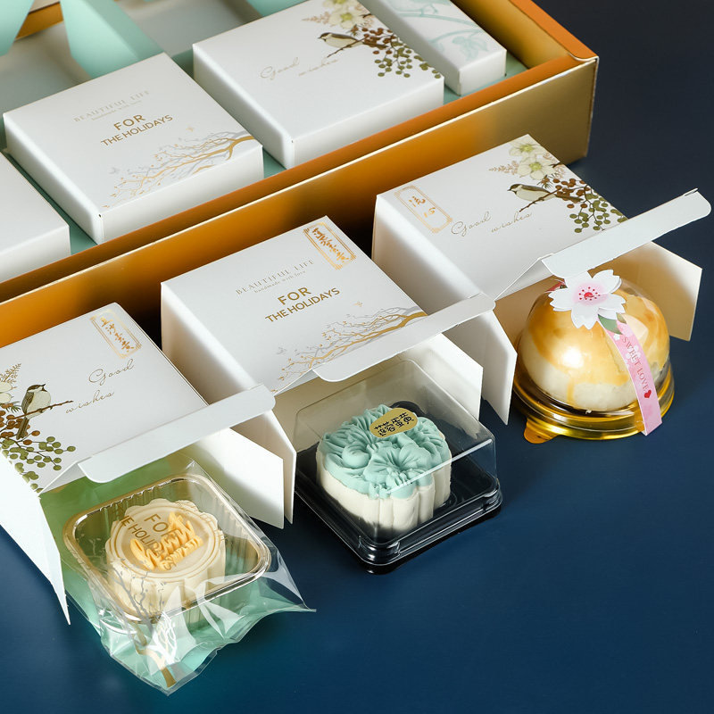 原创中秋2020广式高档月饼包装盒 珺玲食品点心包装盒/包装袋