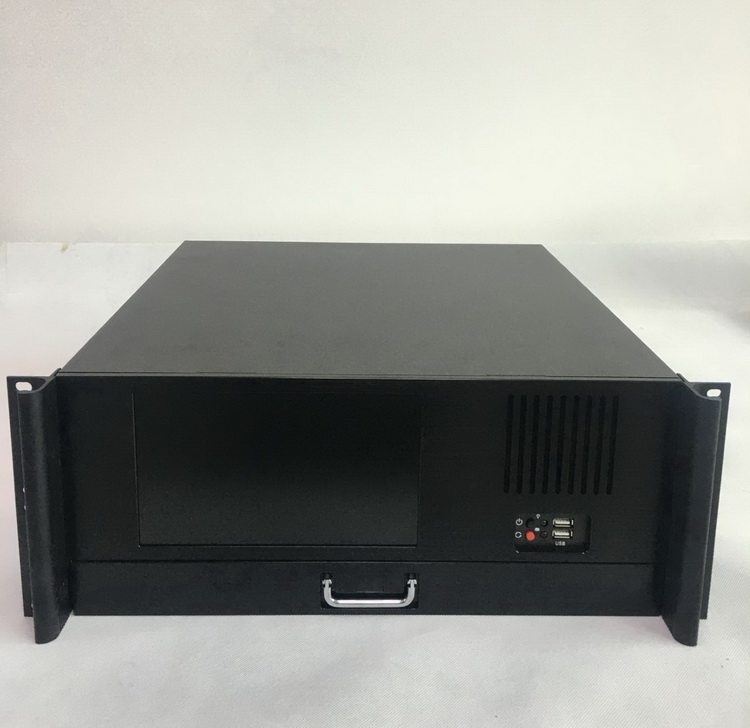 4U rack-mounted industrial control computer equipment computer with screen Computer with 8.9-inch screen and keyboard I3 I5