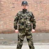 Эластичный осенний камуфляжный износостойкий хлопковый комбинезон подходит для мужчин и женщин