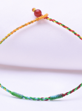 手工编织超细甜美风脚链绳