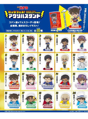 日本进口名侦探柯南盲袋贴纸画册周边卡通小兰工藤新一摆件软糖