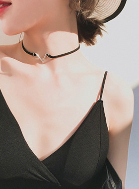 锁骨链女短款装饰品脖颈链