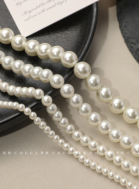 元宝扣珍珠项链女小众轻奢设计高级感时尚气质锁骨链颈链毛衣链珠