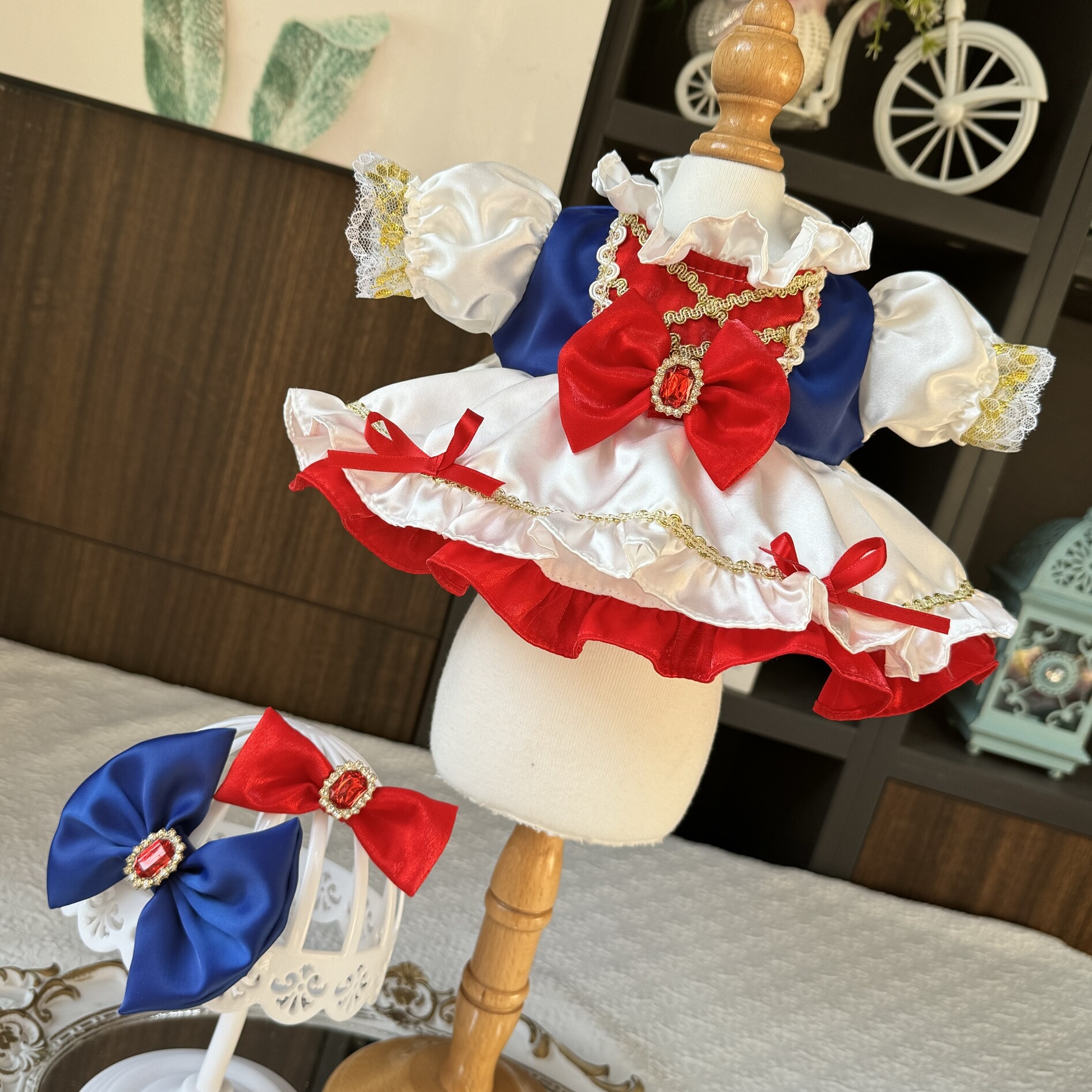 DANI手工白雪公主系列星黛露着替玲娜贝儿公主洋装福宝裙子雪莉玫 - 图1