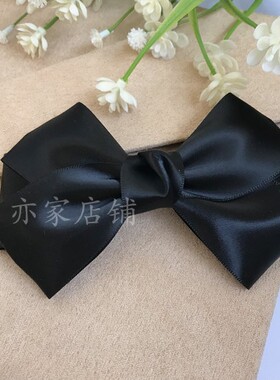 马尾夹蝴蝶结成人咖啡色发卡优雅