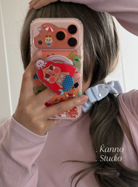 KANNO甜美简约彩色双蝴蝶结香蕉夹后脑勺马尾竖夹
