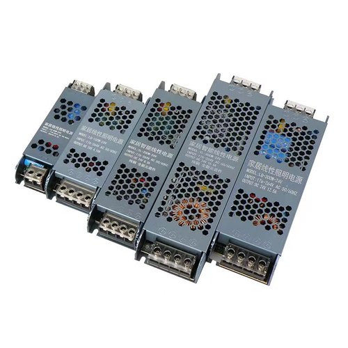 220V转24V12V线性灯照明专用电源400W灯箱静音调光电源200W300W - 图3