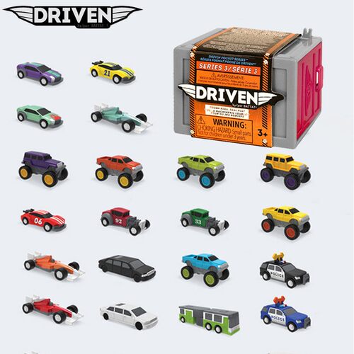 美国driven玩具车汽车补给包盲盒驱动车仿真模型儿童拼装拆卸玩具 - 图1