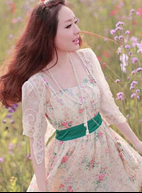 珍珠长款时尚风百搭项链包邮