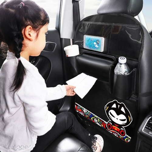拽猫 Кресло для автомобиля, универсальная система хранения, детская милая защитная подушка, свободное движение для ног, защита транспорта