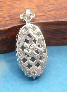 9183天然缅甸翡翠高级满钻如意