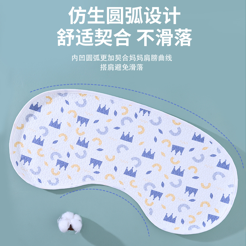 Baby burp cloth, newborn anti-vomiting shoulder pad, baby bib, all-season saliva towel, pure cotton waterproof