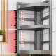 Gun grey stainless steel kitchen storage rack seasoning rack countertop seasoning triangular corner rack corner storage rack