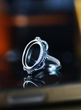 戒指空托女性复古潮流时尚戒托