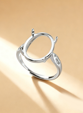 2026新款戒指空托铜DIY四爪戒托